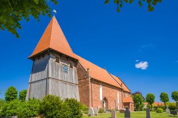 Fototapeta premium Die Sankt Katharinen-Kirche in Großenbrode
