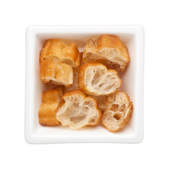 Sliced Chinese fried dough