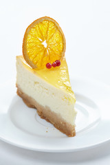 cheesecake with orange
