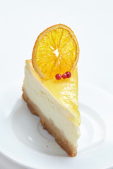 cheesecake with orange