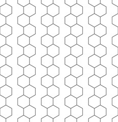 Vector modern seamless geometry pattern, black and white abstract geometric background, subtle pillow print, monochrome retro texture, hipster fashion design