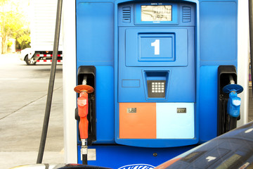 Fuel guns pump nozzles.