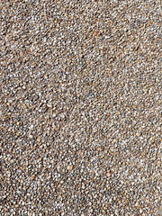 fine gravel on a dirt road