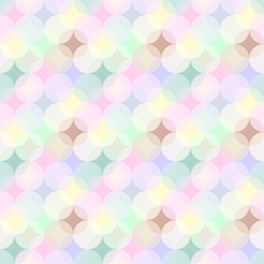 Light circle seamless pattern