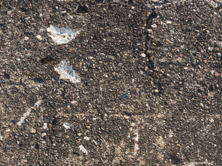 old gray stone road