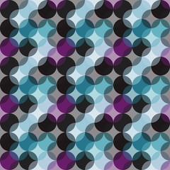 Colored circle seamless pattern
