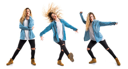 Fototapeta premium Teen girl dancer