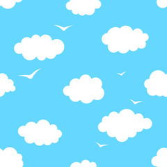 Blue sky with clouds