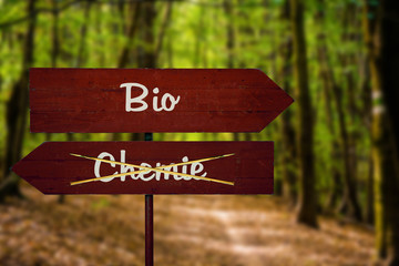 Schild 104 - Bio