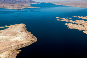 Aerial view of Lake Mead