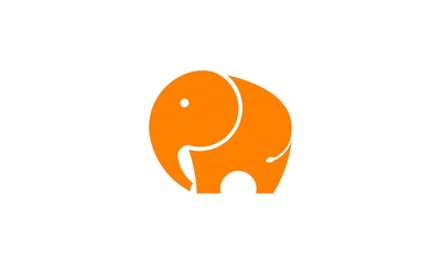 Orange Elephant Logo