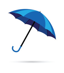 blue umbrella