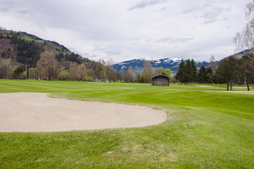 Golf course in Alps