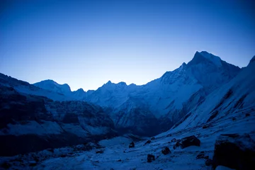 Photo sur Plexiglas Annapurna dawn time at annapurna
