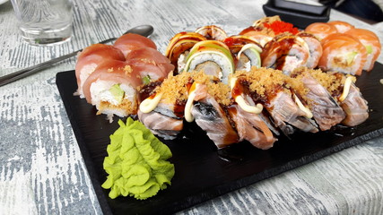 Japanese sushi set