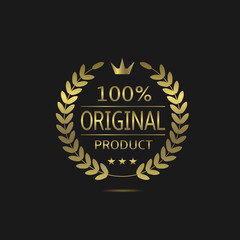 Original product label