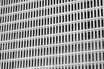 Modern building façade black and white (2)