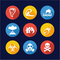 Armageddon Icons Flat Design Circle