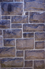 Stone brick wall pattern