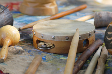 Wooden Tambourine