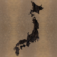 Earthquake with Japan map