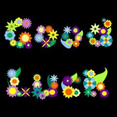 Good luck flower ornament