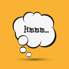 Communication design. bubble icon. talk and comic concept