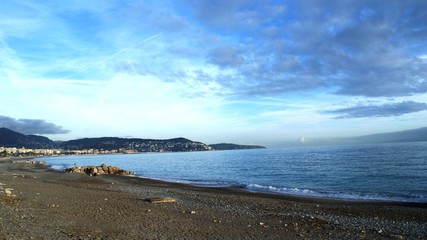 Sea and beach in Nice