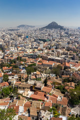 Fototapeta na wymiar Lycabettus hill in Athens, Greece