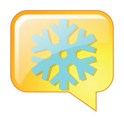 Snowflake icon clipart