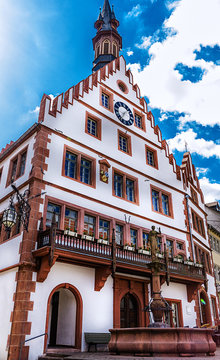 Das Alte Rathaus in Weinheim am Marktplatz
