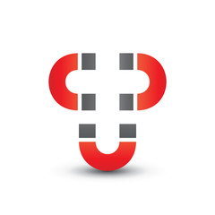 Magnetic T Logo