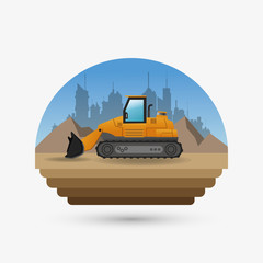Obraz na płótnie Canvas Under construction design. truck concept. repair icon