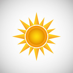 Sun design. abstract icon. summer concept
