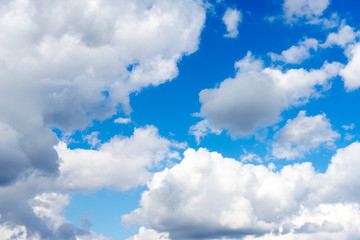 Clear blue sky and cloud
