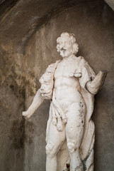 Fototapeta na wymiar Statue in Bergamo