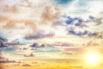 Obraz premium Beautiful sunrise