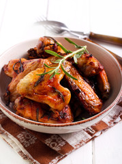 Roasted rosemary chicken wings