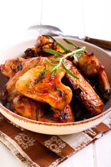 Roasted rosemary chicken wings