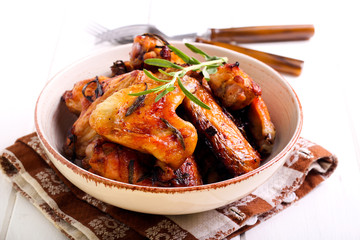 Roasted rosemary chicken wings