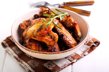 Roasted rosemary chicken wings