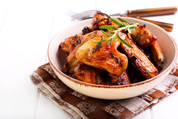 Roasted rosemary chicken wings