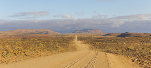 Fototapeta na wymiar The scenic road C12 to Fish River Canyon, Namibia