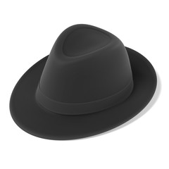 3d renderings of trilby hat