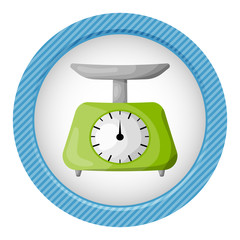 Scales colorful icon