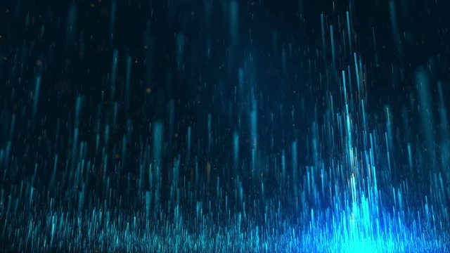 abstract background made of moving particles