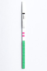 ovulation test positive result on clinic table