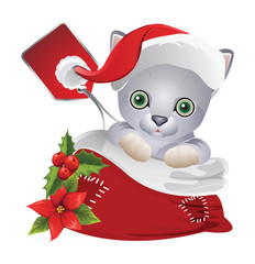 cute animals in santa hats