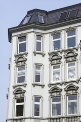 Fototapeta premium Altbaugebäude in Hamburg, Deutschland