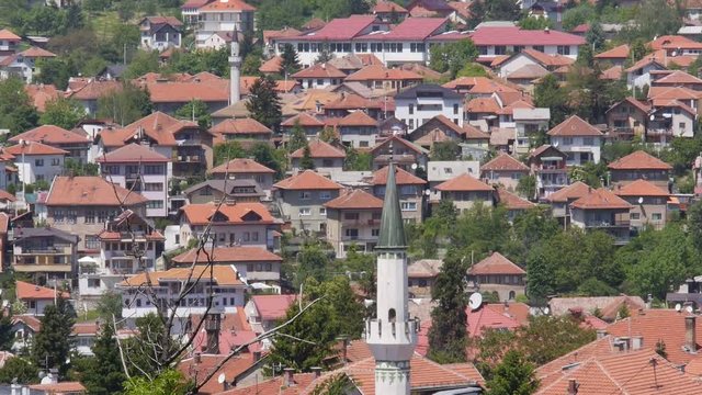 Sarajevo mosque landscape